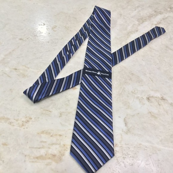 BEVERLY HILLS POLO CLUB SILK TIE - Picture 3 of 13